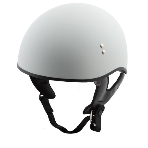 G-Max HH-65 Naked Solid Helmet (Medium, Matte White)