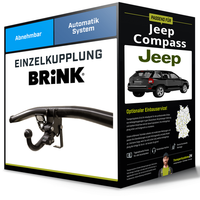 Abnehmbare AnhäNgerkupplung FüR Jeep Compass 05.2011-07.2017 Typ MK49 Brink NEU