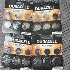 Duracell CR2032 3V Lithium Coin Cell Battery Child Secure Bitter Coating AirTag