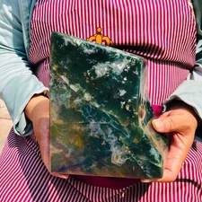 7.06LB natural Marine jasper quartz crystal free form mineral specimen Healing