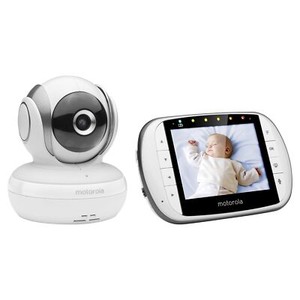 Motorola MBP-33XL Baby Monitor with Color LCD Microphone Night Vision, Room Temp