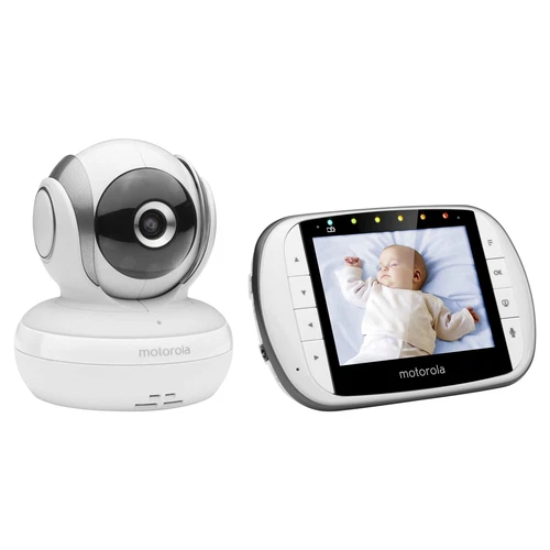 Motorola MBP-33XL Baby Monitor with Color LCD Microphone Night Vision, Room Temp