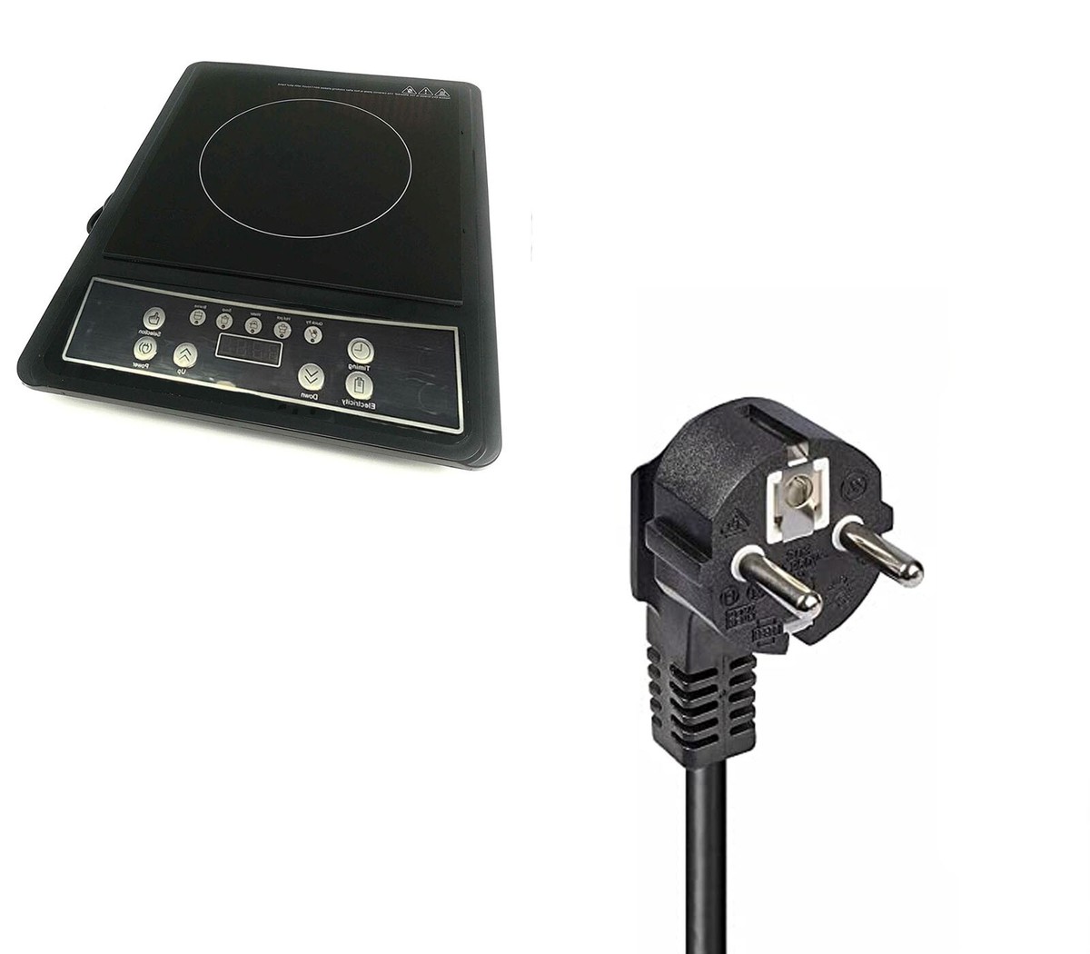 Piastra A Induzione Portatile 2000W - Fornello Elettrico Con Temperatura Regolabile Fino A 270°C - Foto 7