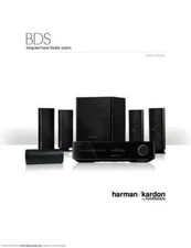 Harman Kardon BDS400 Home Theater System Owners Manual