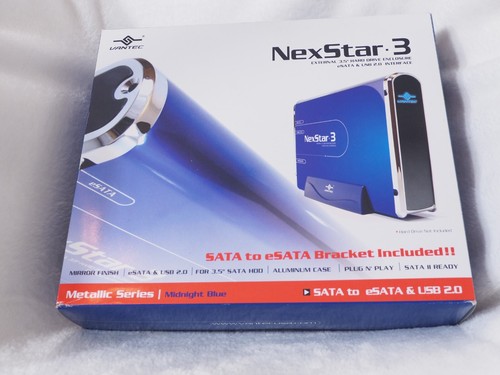 Vantec NexStar3 External 3.5" Hard Drive Enclosure - SATA to eSATA & USB2.0