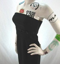 EXPRESS STRETCH WOMENS SZ 4 STRAPLESS LITTLE BLACK COCKTAIL PARTY TUBE DRESS