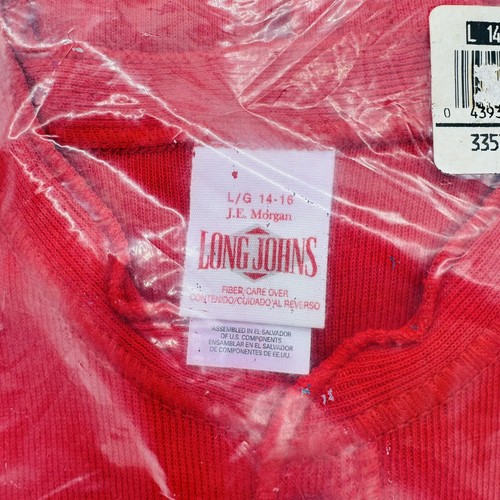 Vintage Morgan Mills The Original Long Handles One-Piece Unionsuit Boys L 14-16 - Picture 10 of 24