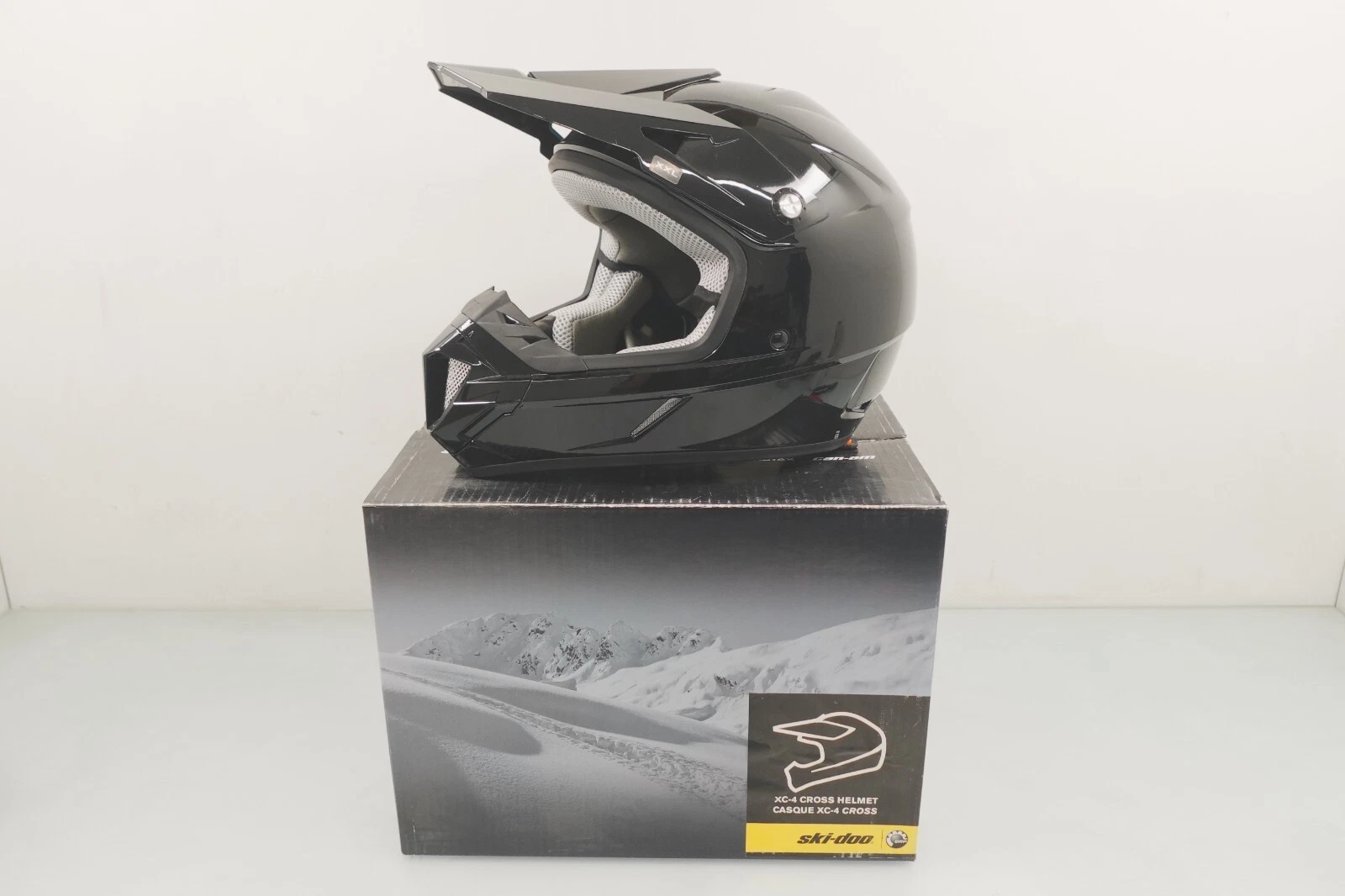 Black Ski-Doo (BRP) XC-4 Cross Helmet 2XL/2TG 4482501490