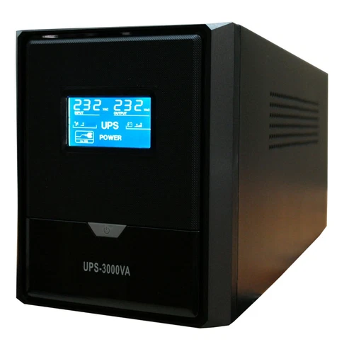 UPS Gruppo di  Continuità 3000VA 1800W AVR AUTO RESTART 4 Batterie 12V 9A