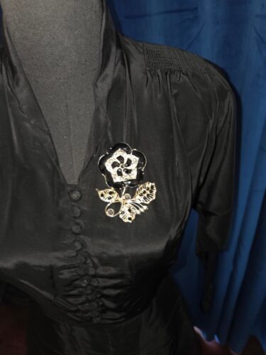 Marlene Dietrich Owned/Worn Paramount Dress 30's with Josef Of Hollywood Broach - Picture 8 of 11