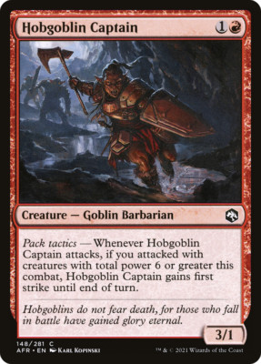 x4 Hobgoblin Captain AFR MTG 148/281 COMMON M/NM 4x