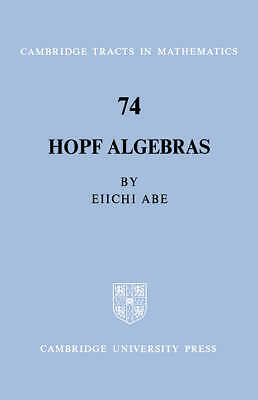 Hopf Algebras Abe Paperback Cambridge University Press 9780521604895