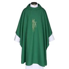 Chasuble Monastic Green Church Vestment New