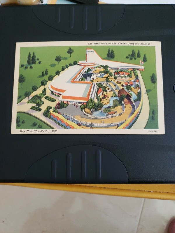 Firestone Factory & Exhibition Bldg New York World's Fair postcard 1939