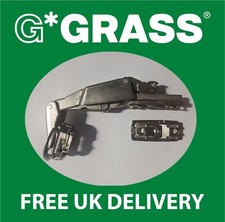 GRASS Twist-Lock 170° Hinge - complete with Linear Mounting Plate