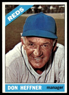 1966 Topps Don Heffner Cincinnati Reds #269
