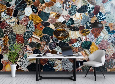 3D Stone Texture ZHUA7571 Wallpaper Wall Murals Removable Self-adhesive Ann