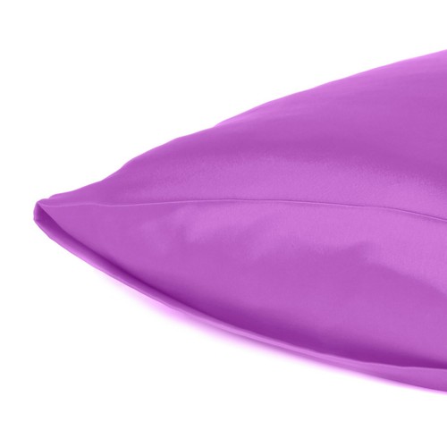 Pillowcase Queen King Standard Silk Satin Bedding Soft Pillow Cover Single Pcs - Picture 106 of 156