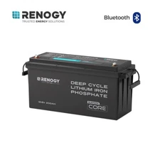 Renogy NEW 12V 200Ah Core Deep Cycle Lithium Iron Phosphate Battery w/ Bluetooth