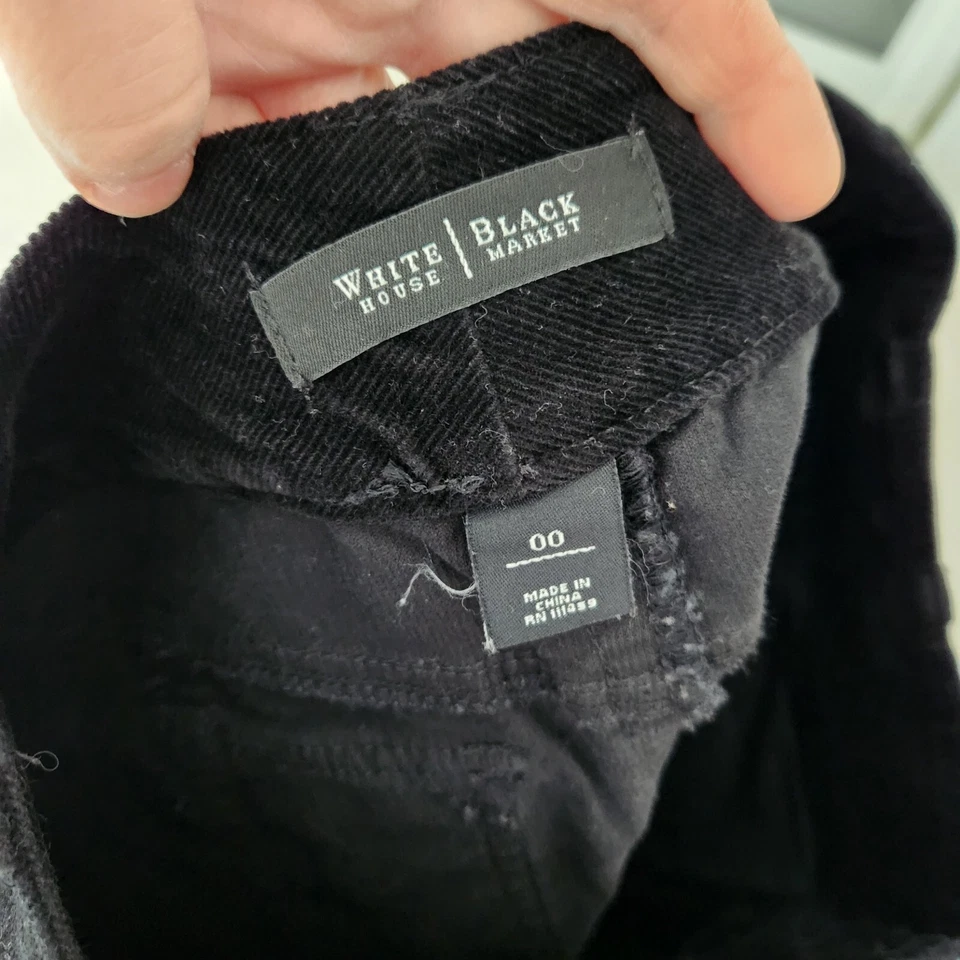 MINIFALDA LÁPIZ CASUAL CARRERA PANA NEGRA MERCADO NEGRO CASA BLANCA TALLA 00 Foto 3 de 3