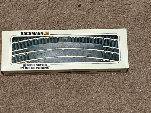 Bachmann HO Spur - 2 Endgleis + 18 gebogene Gleise - 9" - Silbergleis - Bild 4 von 4