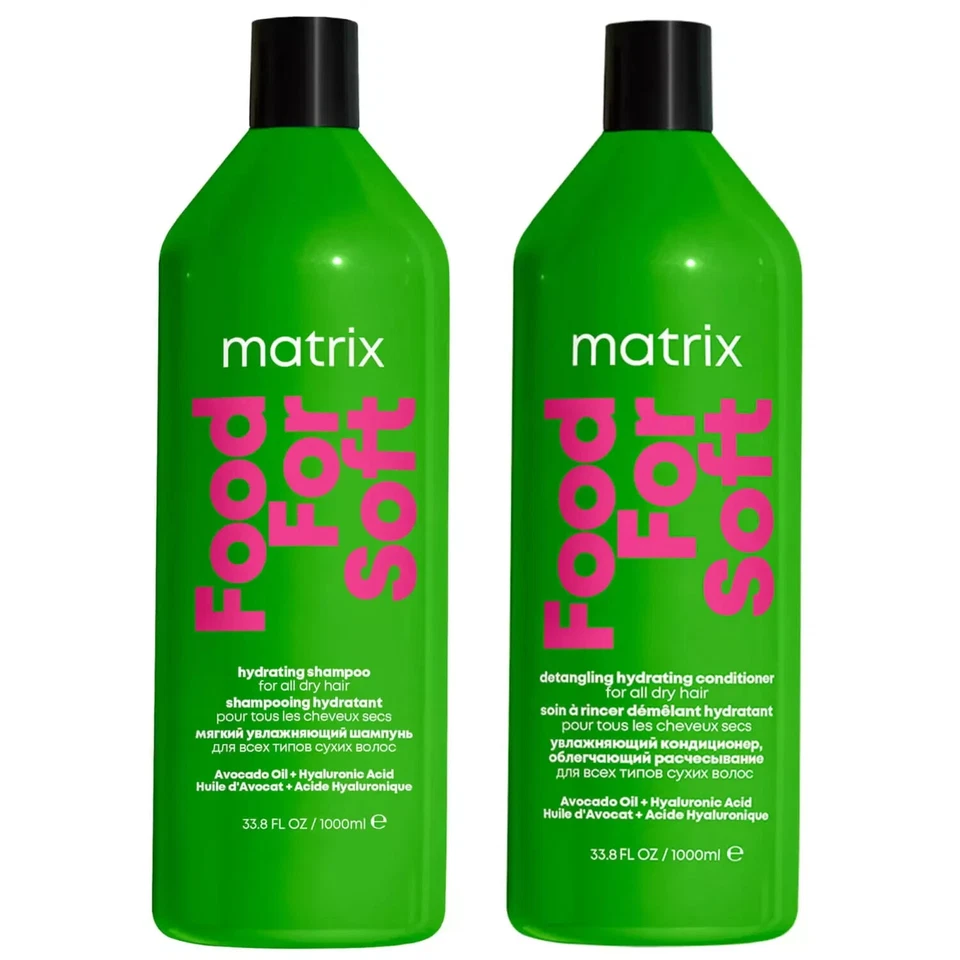 Matrix Total Results - Food For Soft Shampoo 1000ml & Conditioner 1000ml