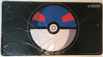Pokemon Organized Play GREAT BALL Playmat 2009 Sealed New Black Blue White