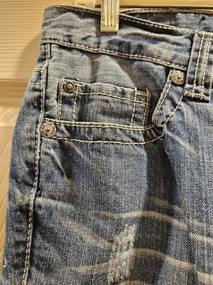 TK Axel Jeans Mens W32 L32 Wolcott Vintage Boot Cut Blue Denim