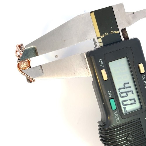 Le Vian 14K Erdbeere Gold Schokolade und Akt Diamant Ring Größe 6,75 - Bild 9 von 10