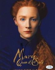 Saoirse Ronan Mary Queen of Scots Autographed Signed 8x10 Photo ACOA