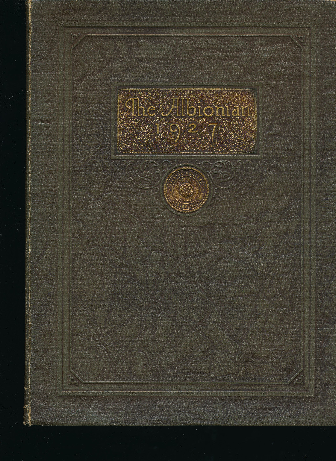 Albion Mi Albion College yearbook 1927 Michigan eBay