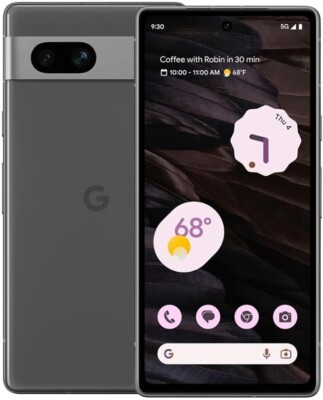 Google Pixel 7a 5G 128GB 6.1''  4K Camera AT&T - Charcol Smartphone