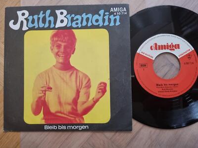 7'' Single Ruth Brandin/ Theo Schumann-Combo - Bleib bis morgen Vinyl Amiga