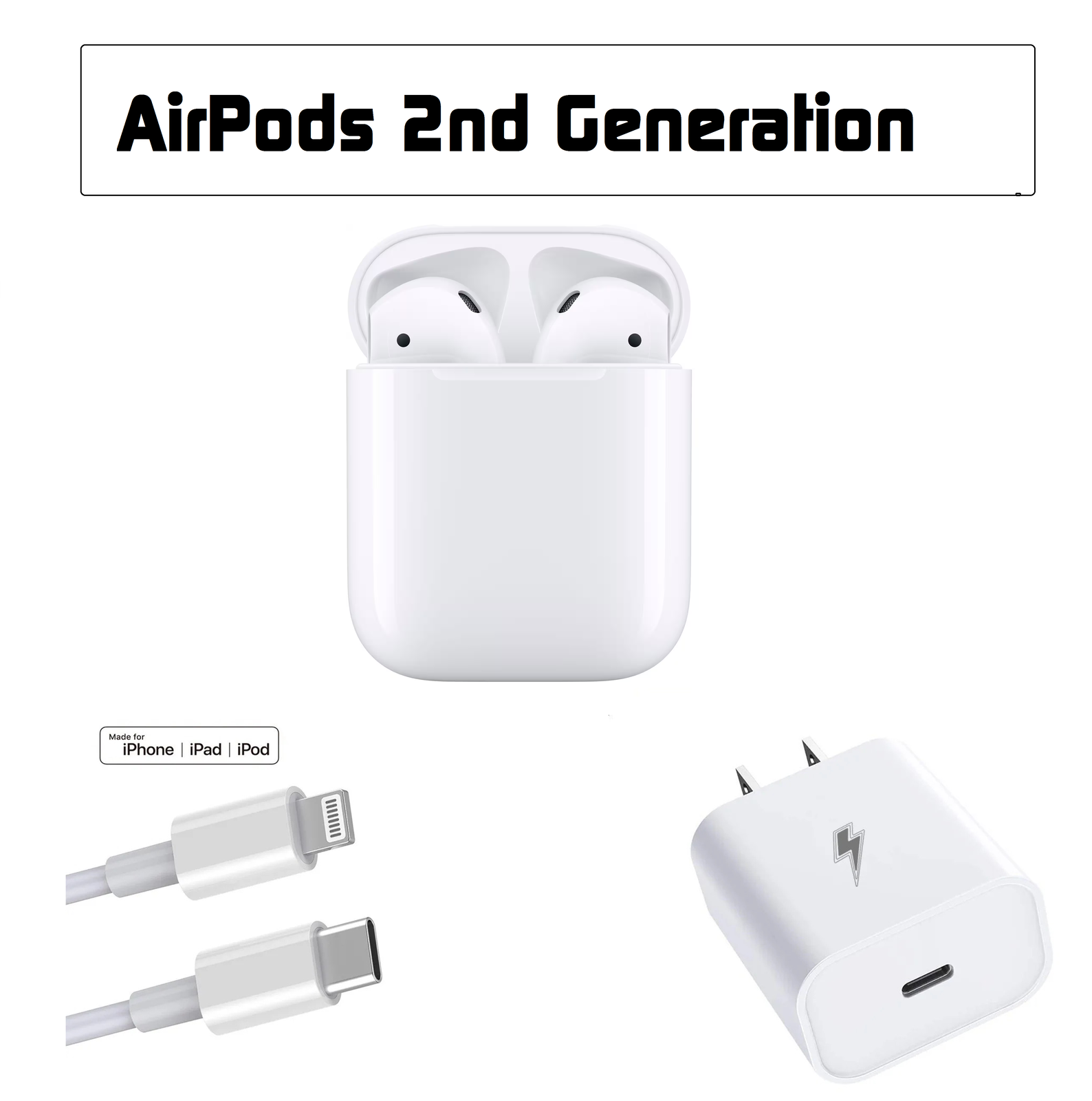 Apple AirPods 2nd Generation with Charging Case