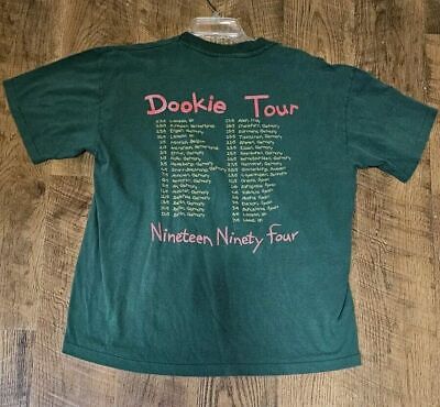 Vintage 1994 Green Day Dookie Tour Shirt Reprint Shirt Vintage 1994 Green Day Dookie Tour Shirt Reprint Shirt