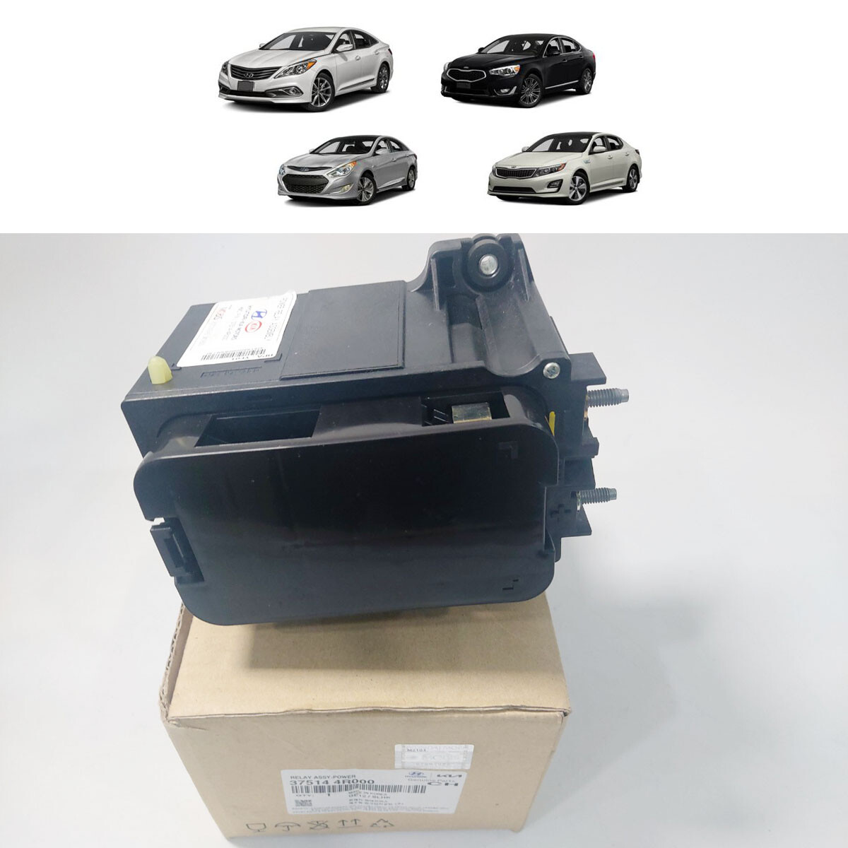 Genuine Hyundai Power Relay Assembly 37514-4R000 - OEM Replacement Part - View #2