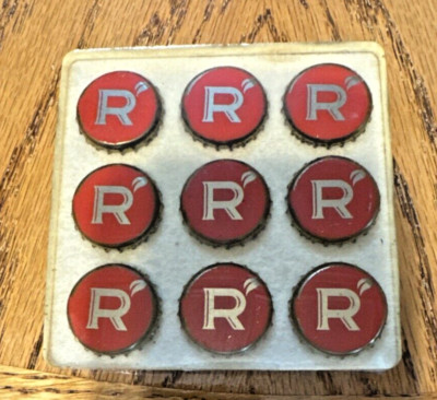 Redds Apple Ale Epoxy Bottle cap coasters