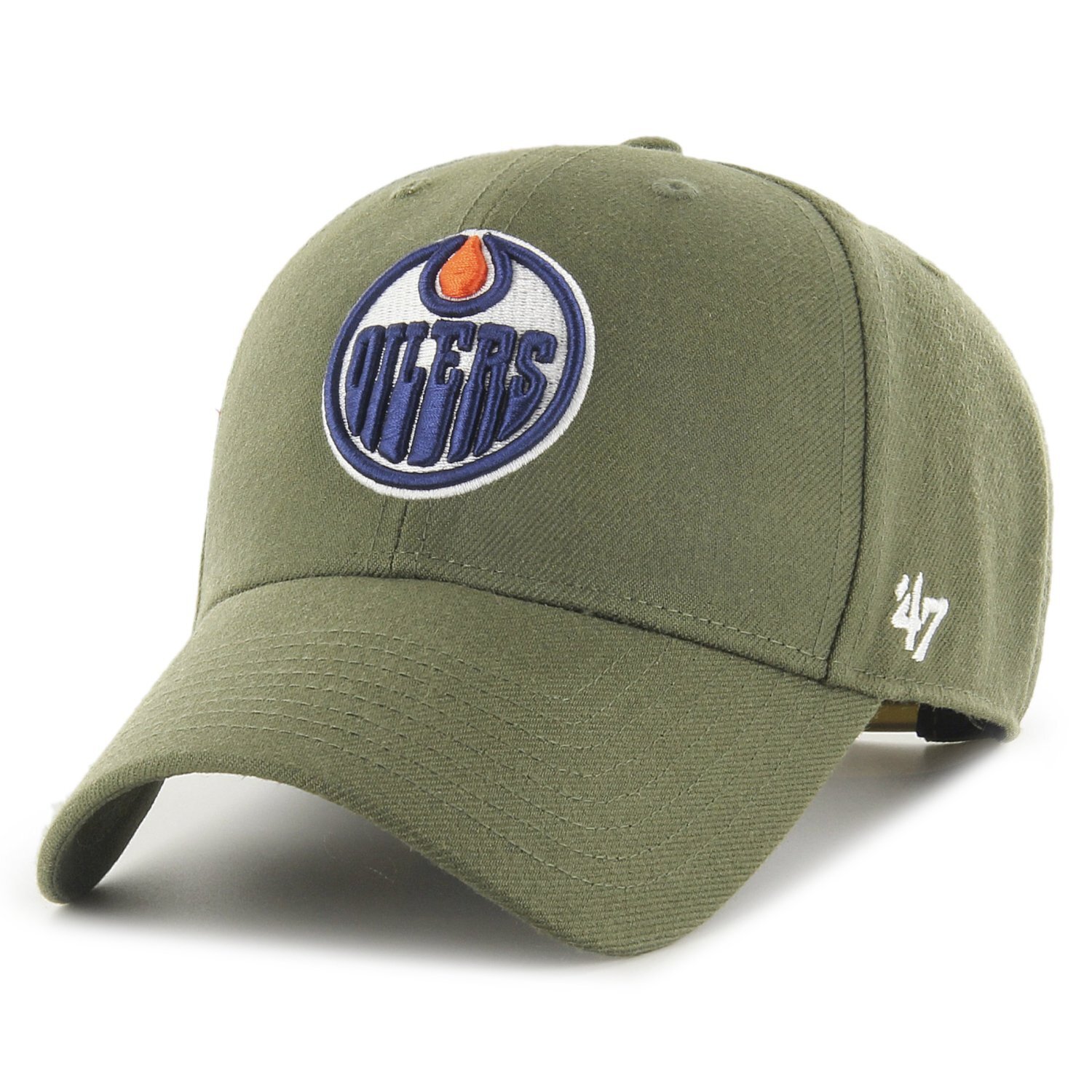 Фирменная кепка Snapback 47 - NHL Edmonton Oilers из сандалового дерева oliv