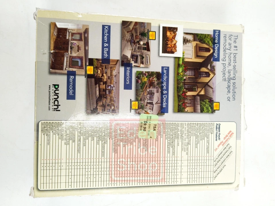 PROFESSIONAL HOME DESIGN SUITE Platinum Version 10 2006 CD-ROM PUNCH Software - Image 3 of 4