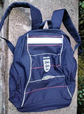 Vintage Umbro Backpack England Soccer Rucksack 90s RARE