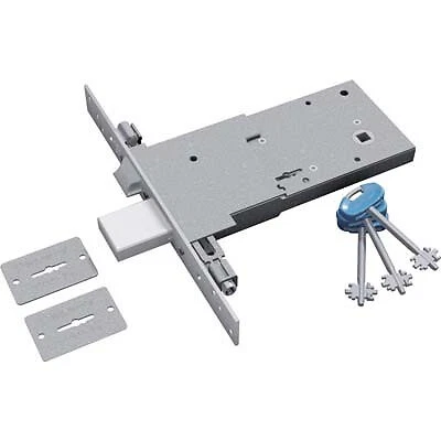 Serratura Securemme Per Porta In Ferro Triplice Con Maniglia Art. 2008 E 70Mm