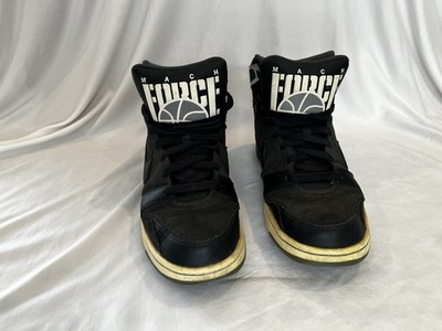 Nike Mach Force High Top Black And Grey Size 10