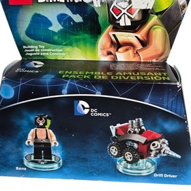 LEGO Dimensions Bane Fun Pack 71240 Sealed DC Comics Drill Driver 2016 Box Wear