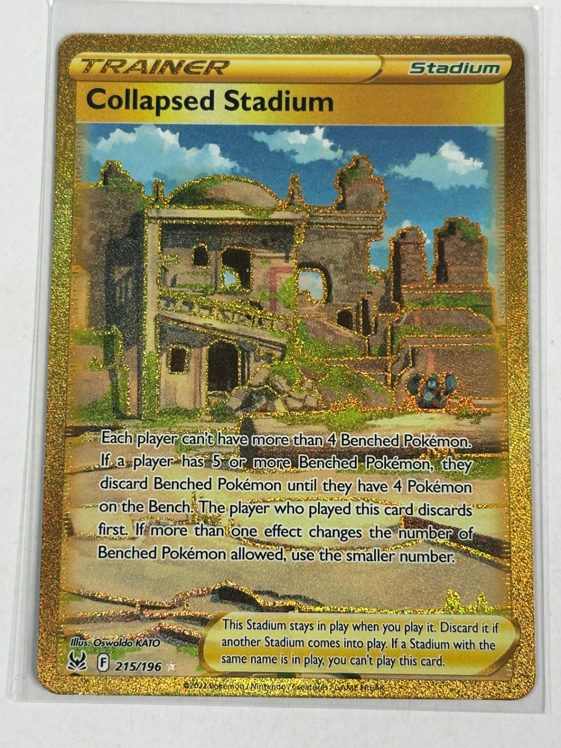 Collapsed Stadium (Secret) 215/196 Secret Rare SWSH11: Lost Origin