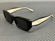 PRADA PR B05S 09Q08Z Black Grey Women's 53 mm Sunglasses