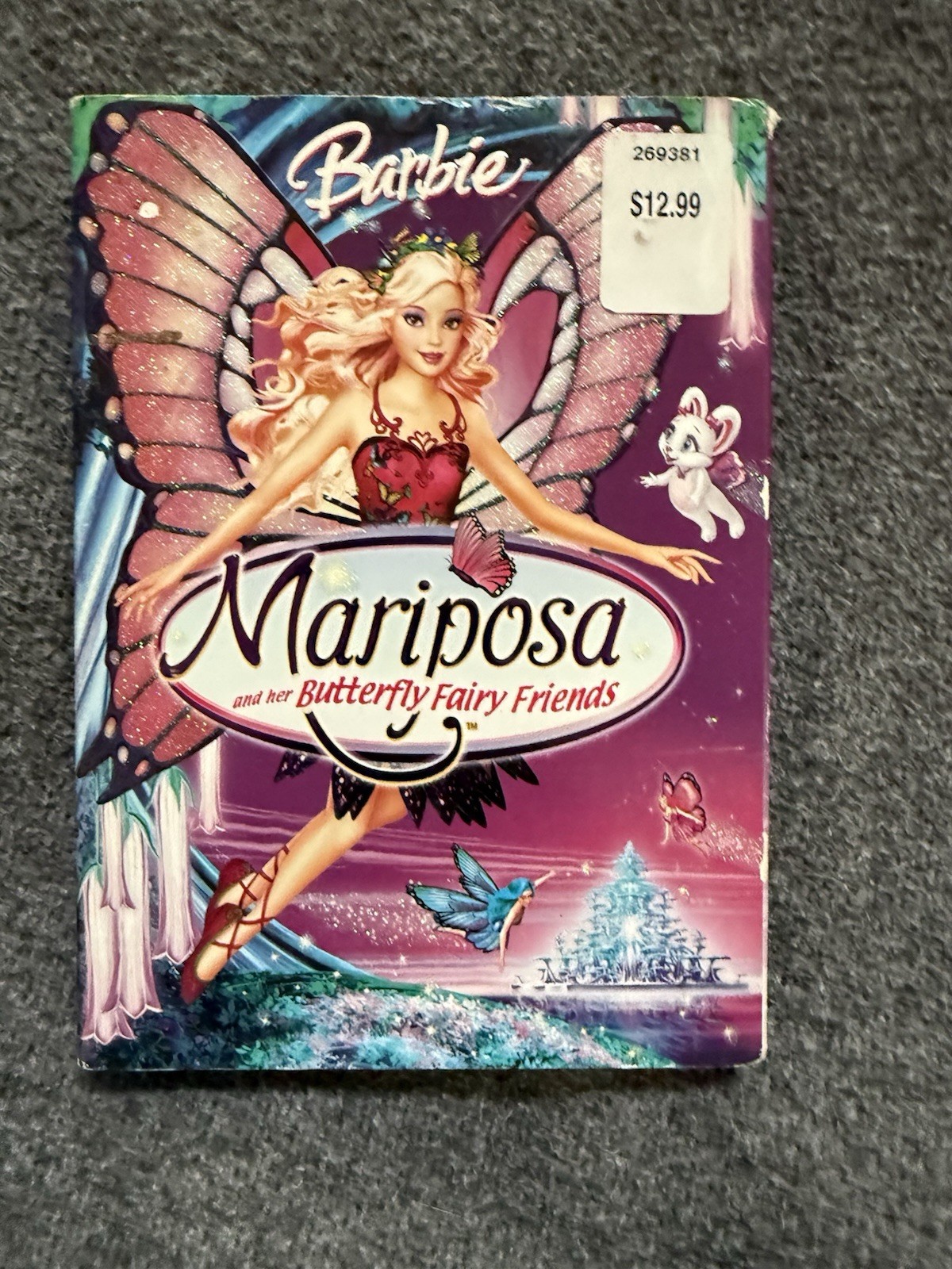 Barbie Mariposa & Butterfly Friends (DVD + Glitter Slipcover) Animated Fantasy +