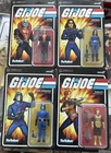 4 Unpunched G.I. Joe FiguresNew Super 7 Destro,Baroness,Scarlett,Cobra Commander