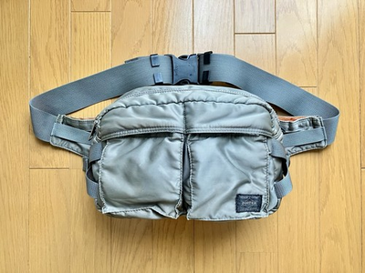 #ad PORTER TANKER 2WAY Waist Bag Sage Green Shoulder Bag Yoshida Made in Japan $149.99