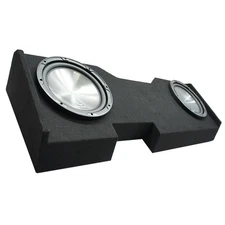 Harmony Audio HA-R104 10" Subwoofer Fits 14-18 GMC Sierra Crew Cab Dual Sub Box