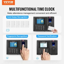 New Time Clock, Fingerprint Time Clocks New Employees Small BNewiness, Biometric